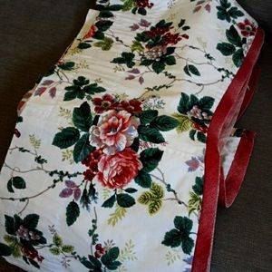 2 Waverly pattern 12 ft. long window custom valances. Slight fading on boarder